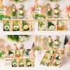 Colorful St Patricks Day Wooden Gnome Decoration Featuring Elegant Green Leaf Motifs For Holiday Cheer