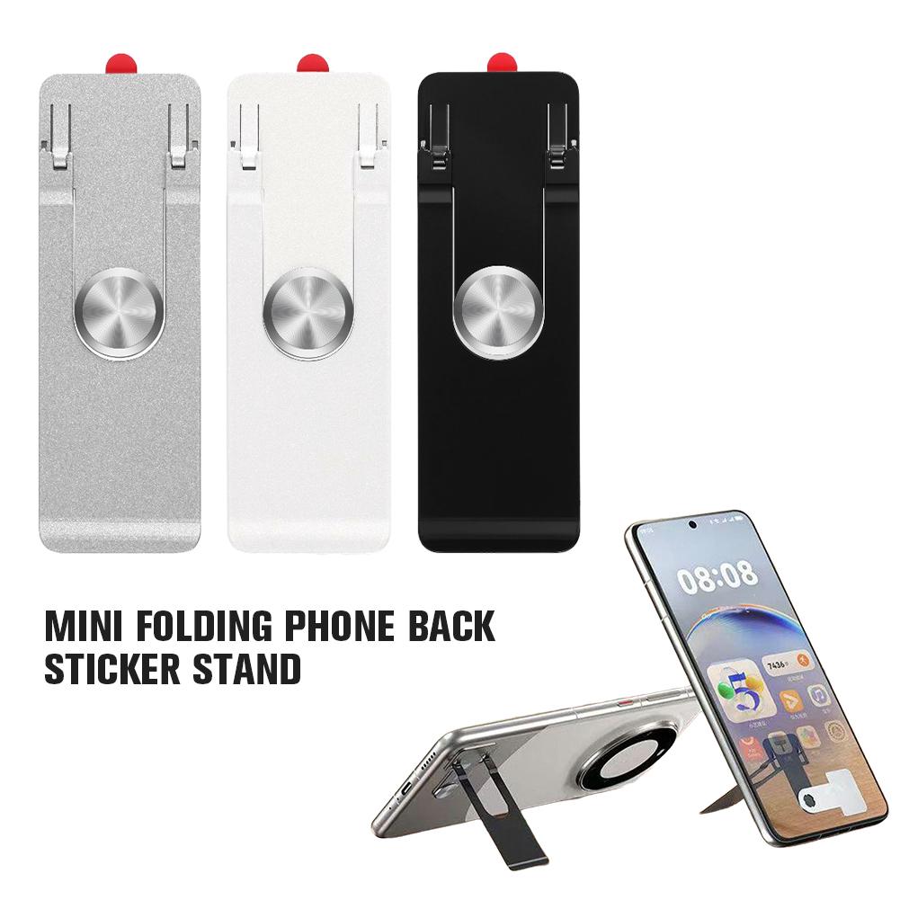 Ultra Thin Mini Folding Mobile Phone Kickstand Self-adhesive Replicate Tablet Stand Mount For iPhone iPad Holder Universal