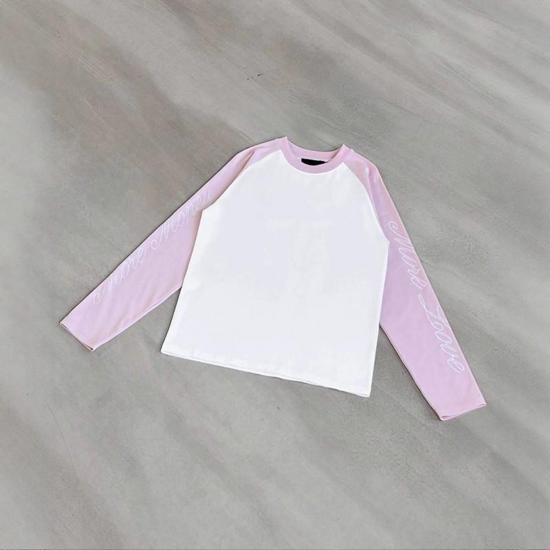 Y2K Fashion Print T-Shirt Loose Fit Casual Long Sleeve Unisex Street Style
