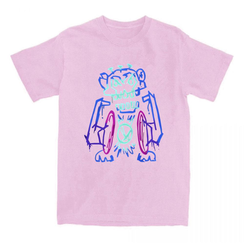 Game Jinx Arcane Tshirts Short Sleeve Summer Oneck Teeshirt Graphic Printing Clothes Hip Hop Streetwear Unisex Cotton Soft Tee