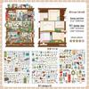 Infeel.Me My Little House 3D Scenery Stickers - Miniature Two-Layer Quiet Book Series