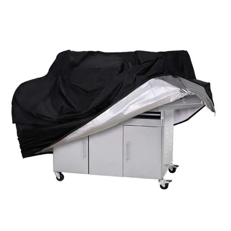 Outdoor Grill Cover 210D Oxford Waterproof Dustproof BBQ Garden Courtyard Protector 100x66x80cm чёрный