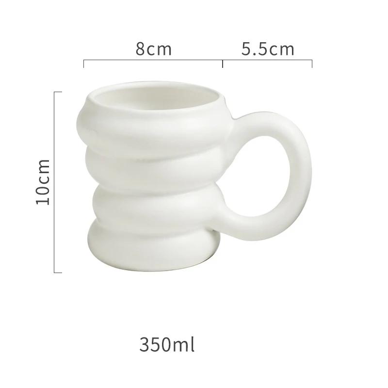 

Fashionable Cute Ceramic Mouthwash Cups Light Luxury Creative Bathroom Storage Mouthwash Cup Home High End Exquisite Mugs