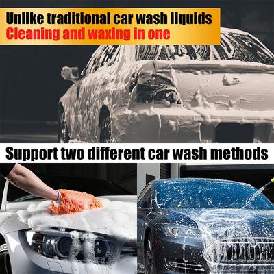 100ml Autokonzentrat Lackwachs Wasser Starke Dekontamination Aktiver Schaum Shampoo Fahrzeugkosmetik Autowäsche Pflege
