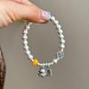 Bracciale Gatto Cinese Retrò: Design alla moda e versatile a moneta di rame per donna