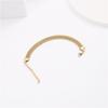 New Style Wide Thick Belt Chain Bracelet Women's 18K Gold Plated Stainless Steel Mesh Bracelet Women