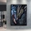 5D-Diamant-Gemälde „Game of Thrones, Drache und Schönheit“, DIY-Diamant-Stickerei, Strass-Heimdekoration