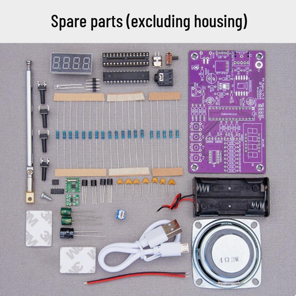 

Набір для DIY FM-радіо з цифровим дисплеєм для вивчення мікроконтролерів