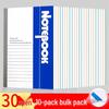 20er-Pack B5 Notizbücher mit Softcover - A5 Schreibwaren für Schüler und Tagebücher