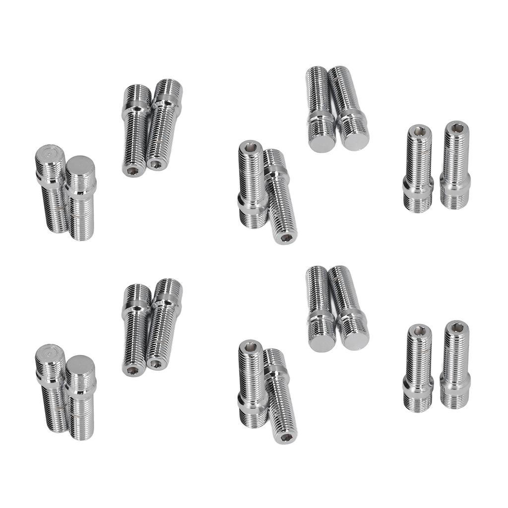 20Pcs Wheel Stud Conversion Screw Adapter 32mm Shank for TT A3 S3 A4 S4 A5 S5 A6 S6 A8 A7 S7 Q5 Q7