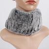 Hot Sale Winter Women Knitted Real Rex Rabbit Fur Scarf Natural Soft Rex Rabbit Fur Scarves Girls Warm Genuine Fur Headband
