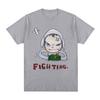 Yoshitomo Nara fight it out T-shirt Cotton Men T shirt New TEE TSHIRT Womens Tops