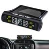 TPMS Automatic Brightness Control USB&Solar Charging Car Tire Wireless Pressure Monitor System Adjustable LCD 4 Tire Sensor