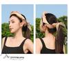 Women's UV Protection Summer Sun Hat with Neck Shawl & Ponytail Opening