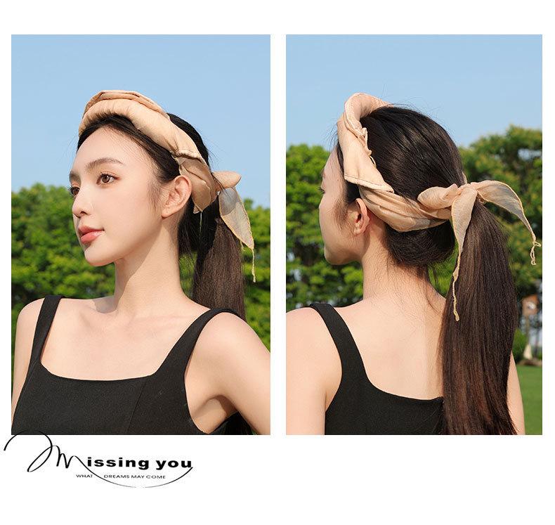 Women's UV Protection Summer Sun Hat with Neck Shawl & Ponytail Opening
