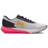 Under Armour Charged Rogue 3 Casual Low Top Running Shoes Women Sneakers Gray Black Pink 3025524-300