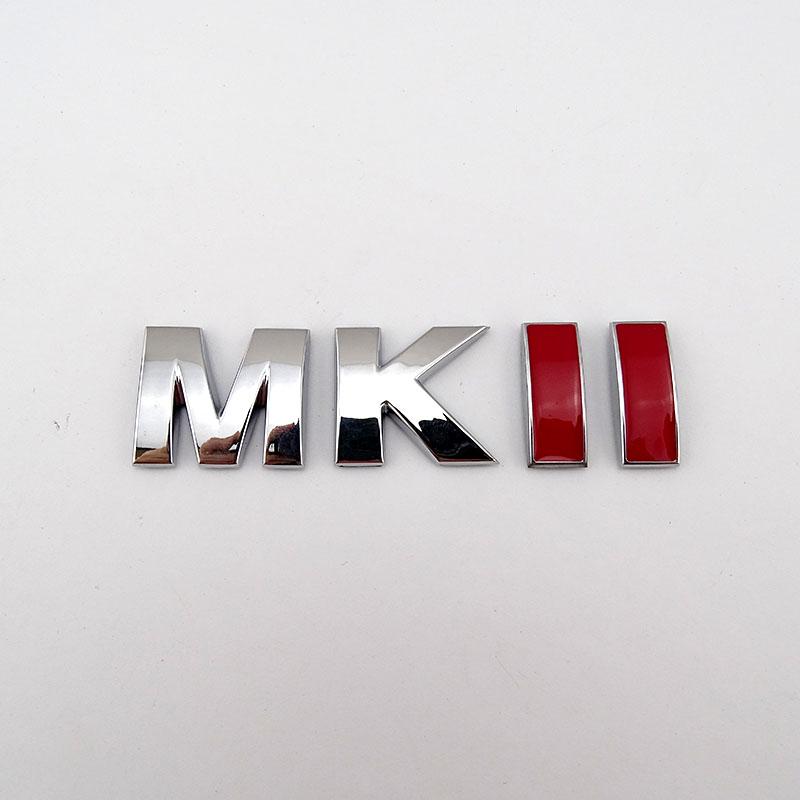 ZFR4  Plastic ABS Trunk Hood Logos Grille Auto Badges MKII Car Emblems for Golf II