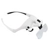 1.0X 1.5X 2.0X 2.5X 3.5X Adjustable 5 Lens Loupe LED Light Headband Magnifier Glass LED Magnifying Glasses With Lamp