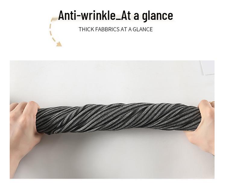 Women's Striped Wide-Leg High-Waisted Jeans - Slimming Loose Fit Black-Gray Floor-Length Pants for Spring and Autumn