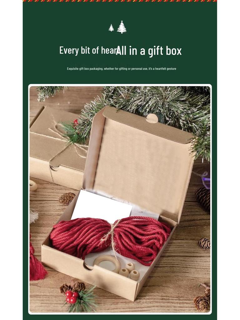 Julgranstapetseringskit: Gör-det-själv Handgjort Hängande Väggdekoration & Prydnad Set