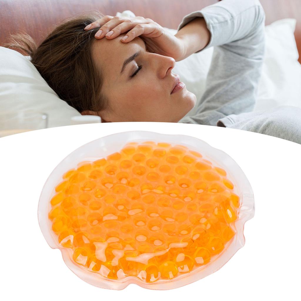 Reusable Gel Ice Pack Hot Cold Compress Round Shape Home Salon Pain Relief Gel Pack