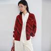 LEDING Women's V-Neck Knit Cardigan