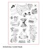 1Pc 3D Clear Stamp Silicone Stamp Cards Clear Stamp with Pattern Scrapbooking Journaling Card Making Decorations Stamp