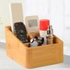 Bamboo Desk Organizer Holder Storage Box Makeup Ganizers Beauty Tools Case Brush Container Storage Solution