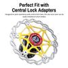 for 9 12 MEIJUN Bike Center Lock Disc Locking Cover Aluminum Centerlock Lockring for Mountain Bike 9/12/15/20mm Thru Hub Axles