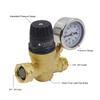 Water Pressure Regulator for RVs Campers Garden Handle Adjustable Universal Water Pressure Regulator Valves with Gauges