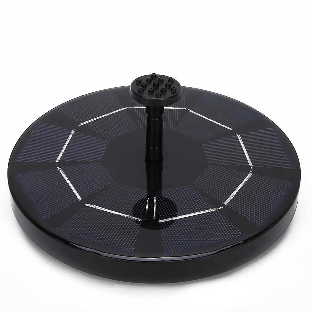 4.5V 3.0W Outdoor Floating Solar Power Bird Bath Water Fountain Pump Landscape Garden Decoration