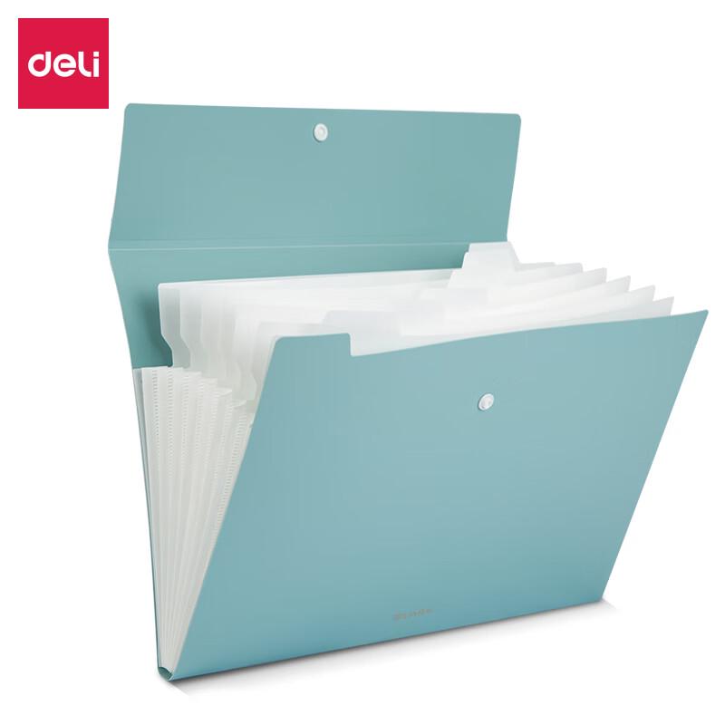 Deli A4 8-Pocket Expanding File