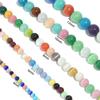 Bunte Blending Opal Runde lose Steinperlen für Schmuckherstellung DIY Charm Armband 15'' Strang 4/6/8/10/12mm