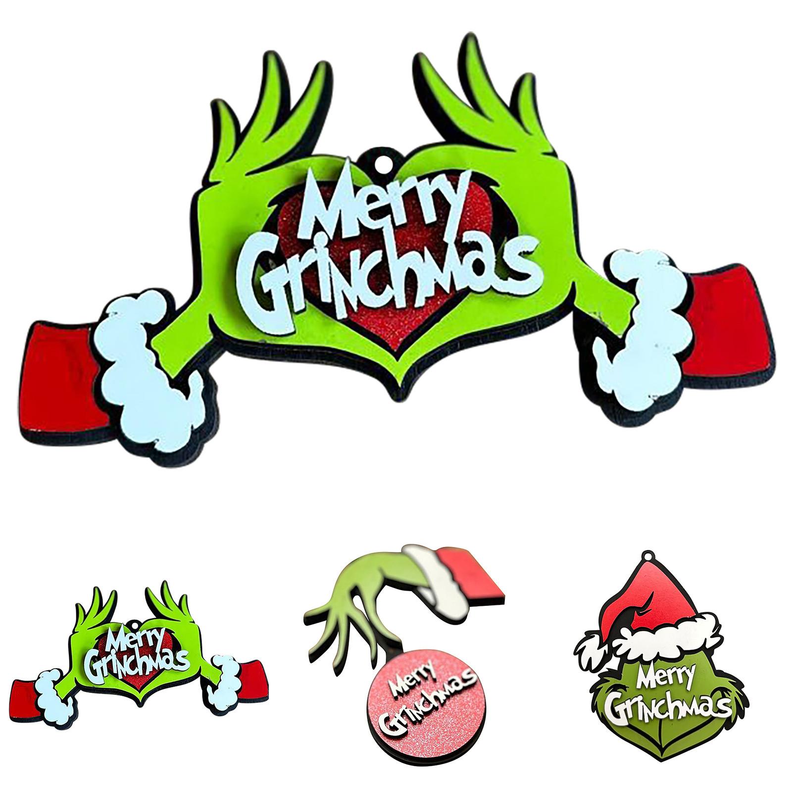 

Printed Decorative Door Signs Wreaths Wooden Holiday Pendants Garden Decorations Theme Party Pendants