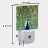 Night Light for Kids Girls Boys, Magnificent Peacock LED Night Light Plug Into Wall with Dusk To Dawn Sensor for Room Decor, Hallway, Kitchen,