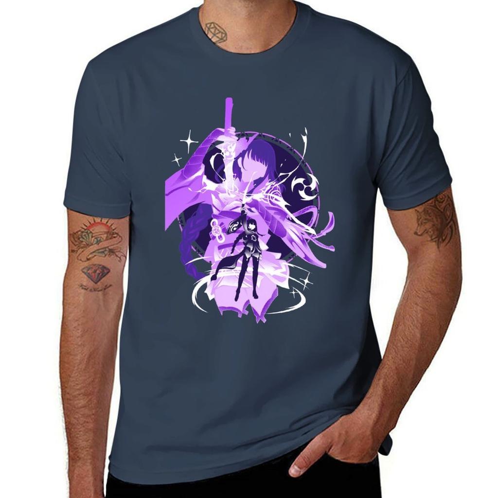 Electro Raiden Shogun Tshirt Fashion Casual Short Sleeve Top