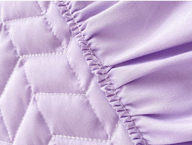 Pleated Cream Style Summer Quilt: Lightweight, Solid Color for Air Conditioning