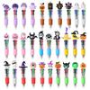 4-in-1 Multicolor Ballpoint Pen 10 Colors Retractable Bear Ballpoint Pens For  School Supplies Students Children Gifts5ml