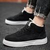 Men's Plus Size High-Top Winter Fleece-Lined Sneakers