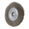 Wire Wheel Brush 5inch Crimped Stainless Steel Wheel Brush Bench Grinder Abrasive Tool 16mm Hole Drill Brush Polishing Tool