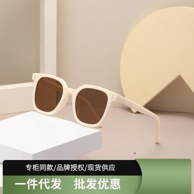 Lunettes de soleil polarisées TR à monture blanche, verres GN avancés, verres unis pour femmes, protection UV 2122