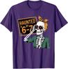 Funny Halloween Teacher Skeleton Six Seven Design Unisex T-Shirt