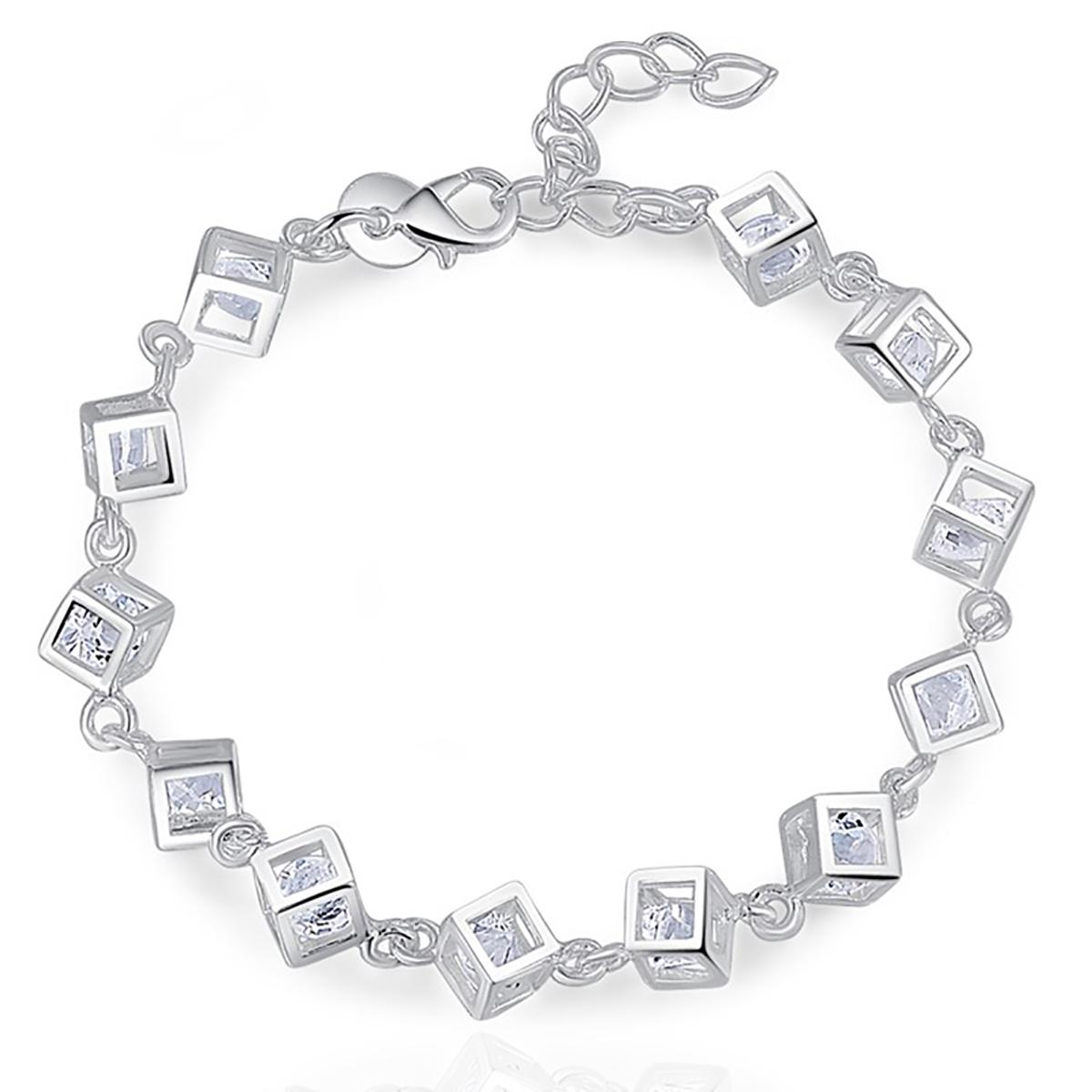 Браслет Fashion Square из стерлингового серебра 925 пробы — фото 6