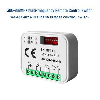 Universal Two-Channel Wireless Remote Control for Garage Doors & Gates
