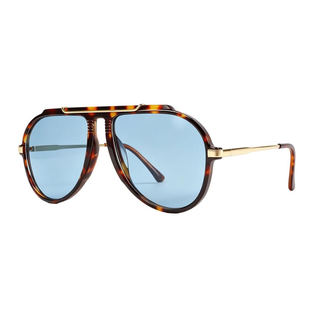 Personalized box sunglasses, new European and American retro fashion trendy driving UV-proof sunglasses
