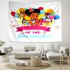 Gracie's-Corner Print Tapestry, Backdrop, Easy Setup, Ideal for Bedroom, Office & Living Room, with Aesthetic Wall Hanging Decor.