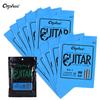 Orphee Einzel-Saiten Ersatz für Akustik-E-Gitarrensaiten 10er-Pack Hochkohlenstoffstahlkern & Nickellegierung Super Leicht