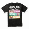 Just a Girl Who Loves Anime Boba and Ramen T-Shirt, Cute Anime Lover Tee