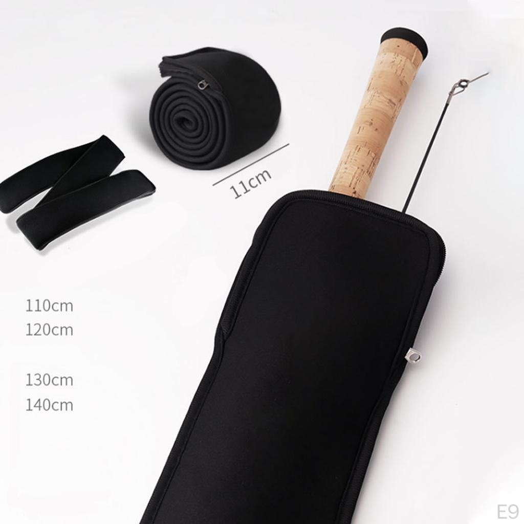 110,120,130,140cm Fishing Rod Case Cover Sleeve Stand Hands Scratch-proof Protective Carrier Bag