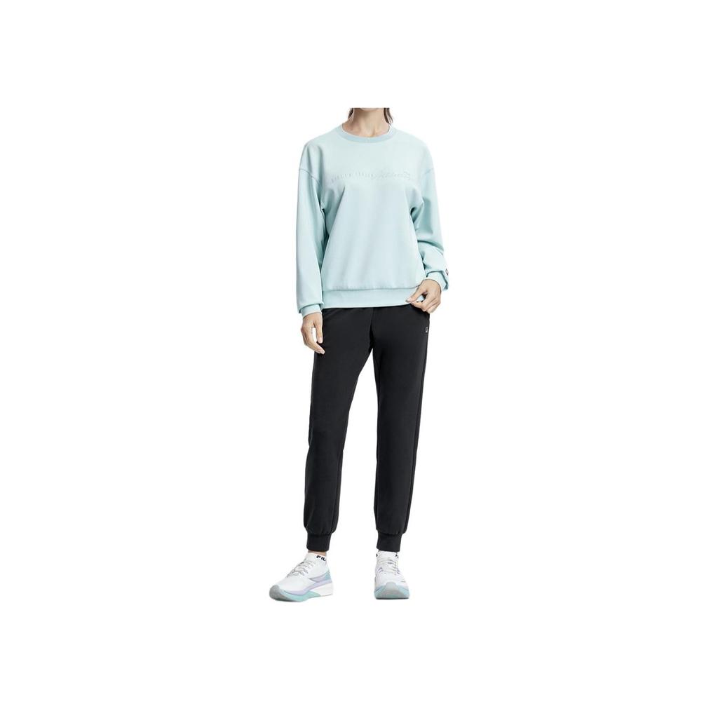 New FILA Knitted Sweatpants Women's A11W331607F-BK